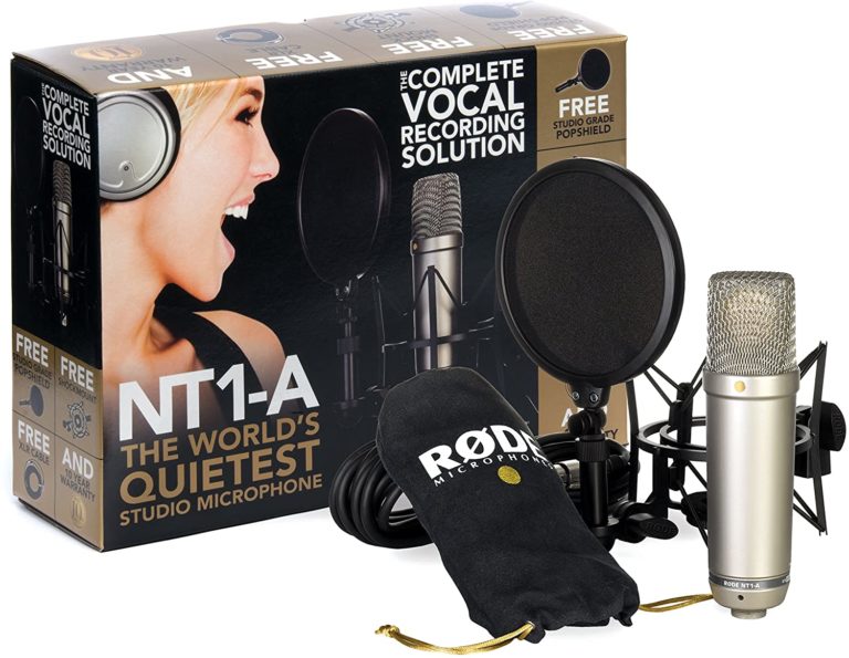 RECOMENDADO: Rode NT1 A – Micrófono de Diafragma Grande para Estudios de Grabación