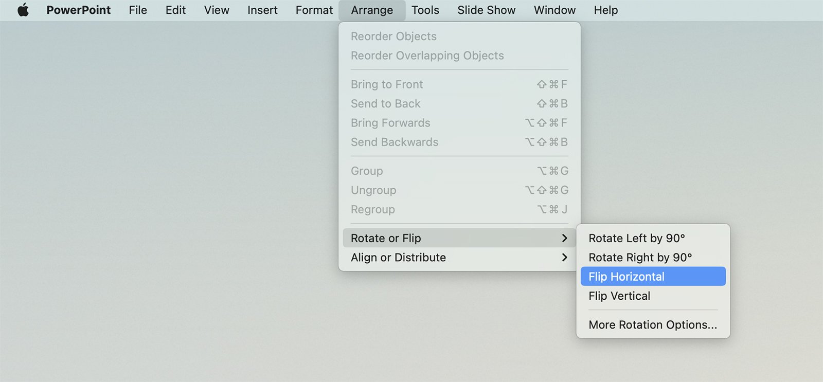 Cómo voltear y reflejar imágenes en PowerPoint (en 4 pasos rápidos)