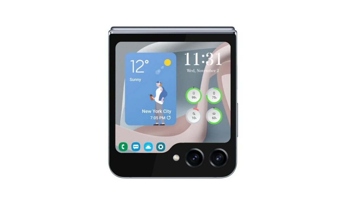 La pantalla de la azotea del Galaxy Z Flip 5 es mucho más grande, pero es posible que no ofrezca tantas funciones como esperábamos