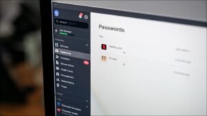 NordPass Password Manager ejecutándose en una PC