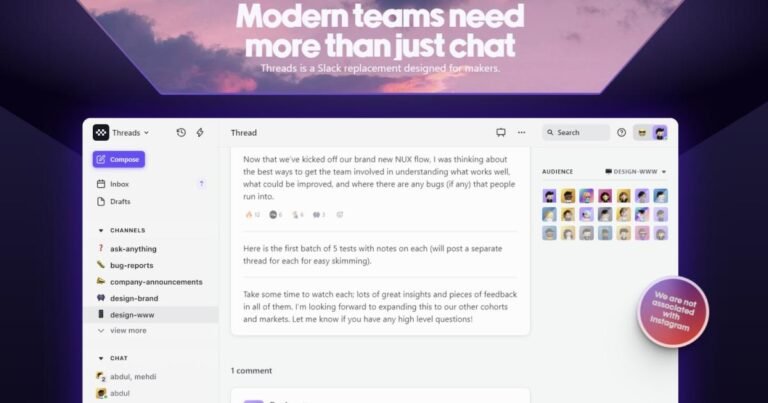  Threads de Meta envió otra aplicación llamada Threads a la cima de las listas de la App Store |  Engadget