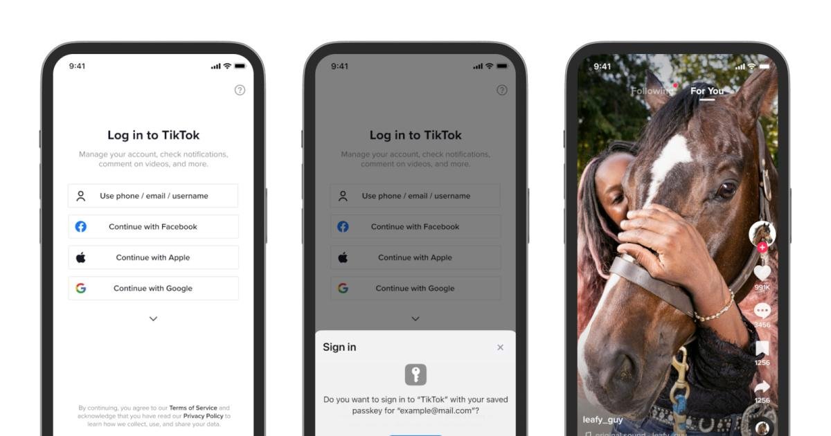 TikTok presenta inicio de sesión con contraseña para dispositivos iOS |  Engadget